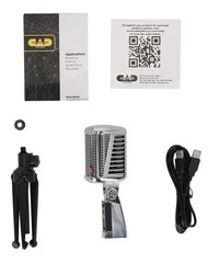 CAD Audio A77USB Cardioid Condenser Studio Microphone Side Address USB Mic+Boom
