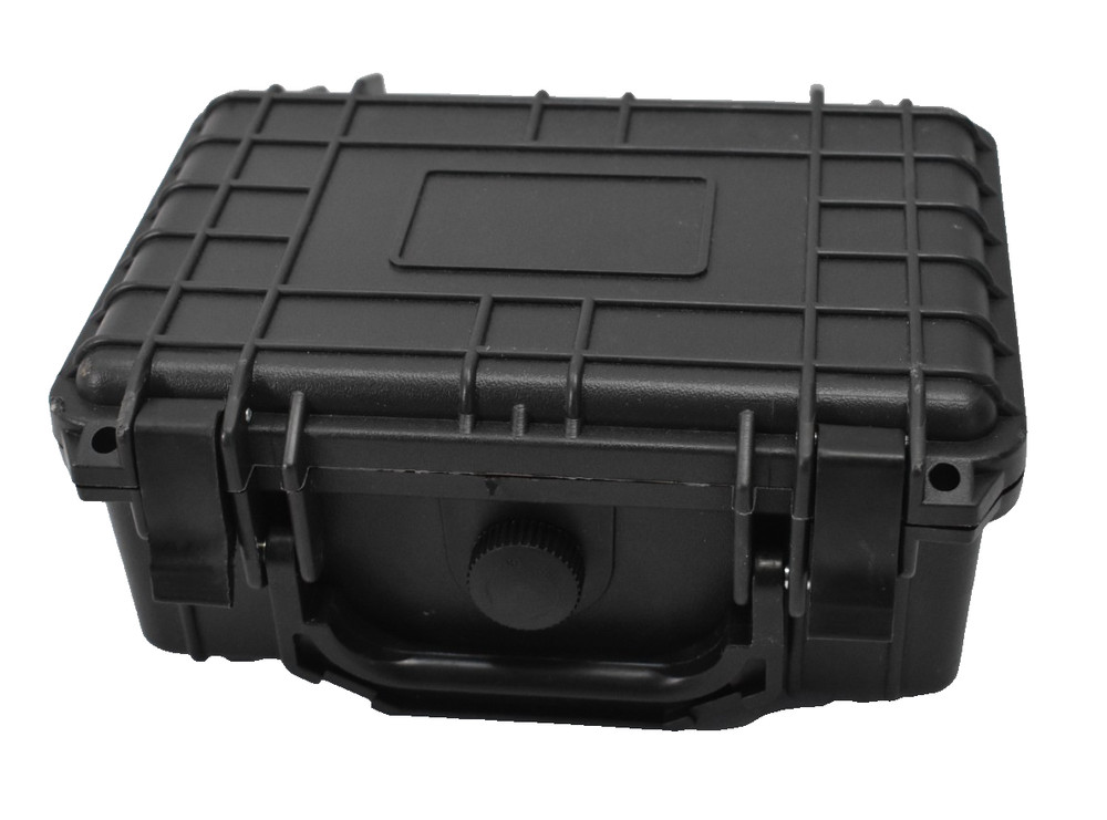 Hardshell Storage Case w Foam Inserts Storage Black Finish w Snap Closures