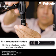 Stage7 7-Piece Drum Mic Kit with Cables & Cleaning Cloth for Studio & Live Sound