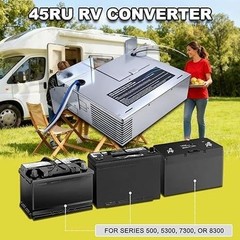 45 Amp RV Power Converter, 3-Stage Charger 45RU Direct Replacement for