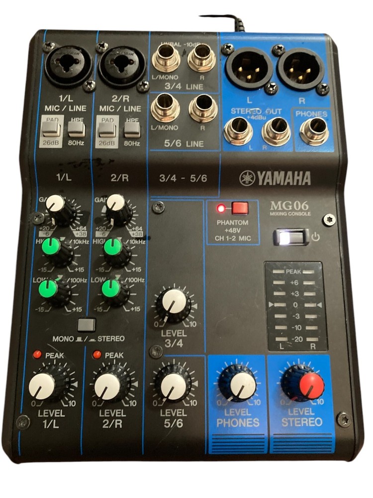 Yamaha MG06 6 Channel Mixing Console