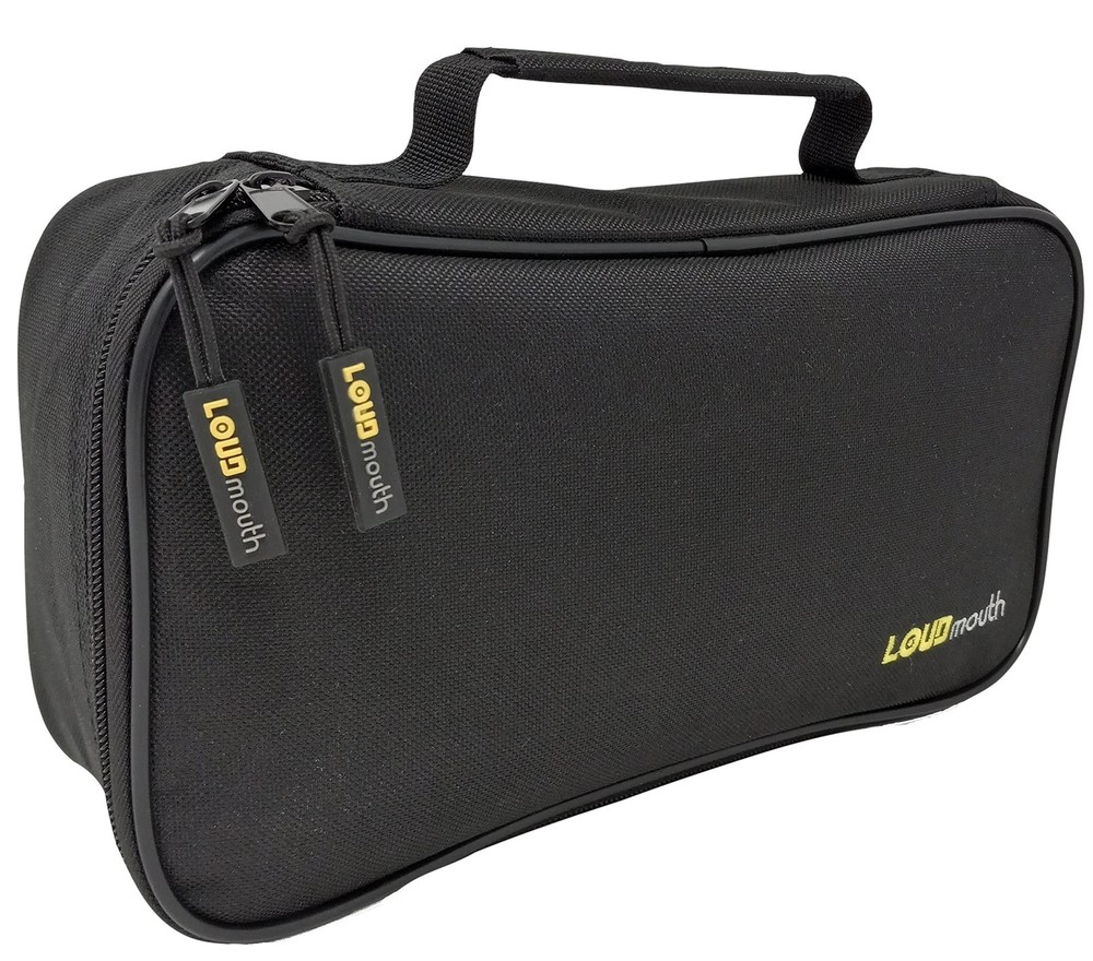 Wide Mouth Microphone Case | Large Padded Mic Pouch Bag | 12 X 6.25 X