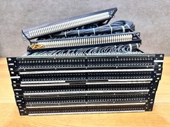 Bittree B96DC-FNLLS E3 / HLS 1RU Audio TT 2×48 Patch Panel Patchbay BLACK