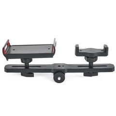 Practical Double Cell Phone Holder Multi-purpose Plastic Rotating 1Pcs