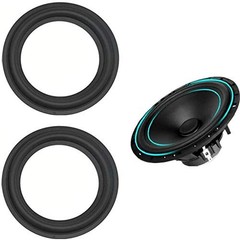 LinaLife 2pcs 6 inch 6″ Speaker Foam Surround Repair Kit, 156mm 6 inch, BLACK