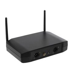Wireless Microphone System Four Handheld Mics Set 65.62ft Practical Receiver