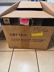 JBL CBT 70JE Black Column Line Array Speaker