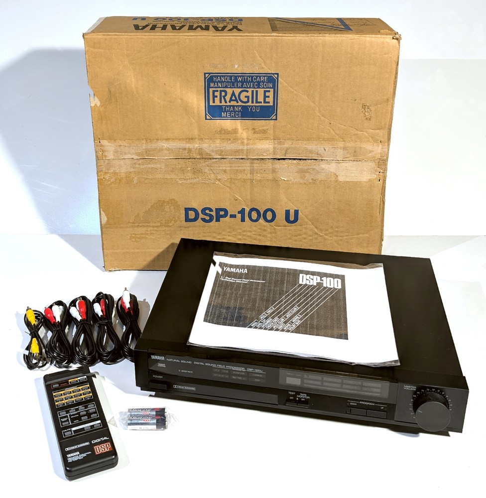 🔥【PRO TESTED】Yamaha DSP-100 Digital Sound Field Processor~Remote,Box+💥GUARANTY