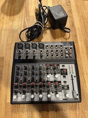 Behringer Xenyx 1202 12-Channel 2-Bus Analog Mixer Phantom Power w/ PSU