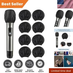 200 Pcs Disposable Microphone Covers – Non-Woven Windscreen for Performances