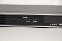QSC Q-SYS I/O Frame Type2 Network Interface With 2 CIML4-HP Cards & 2 COL4 Cards
