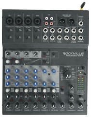 Rockville ROCKMIX 10FX 10 Chan Mixer USB Computer Recording Interface+Effects