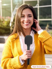 YOUSHARES Interview Microphone Handheld Adaptor for Rode Wireless Go II/Wirel…