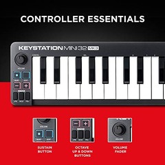 M Audio Keystation Mini 32 MK3 – Ultra Portable Mini USB MIDI Keyboard