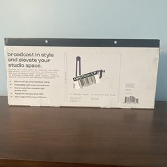 Boom Mic Microphone Arm With Universal Desk Clamp Steel