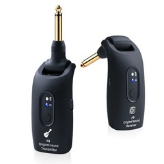 2.4GHz Wireless Guitar System Audio Electric Guitar Transmitter Receiver 100ft