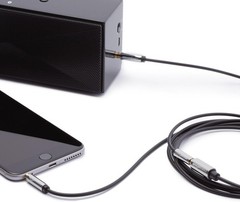 Amazon Basics 3.5mm Aux Jack Audio Extension Cable, Male to Female