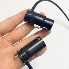 2PC 1M Low-Profile Right-Angle 3 Pins XLR Male to Female Adjustable-Angle Cable