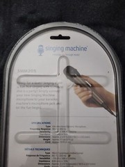 Singing Machine SMM-205 Unidirectional Dynamic Karaoke Microphone with 10 Ft. Co