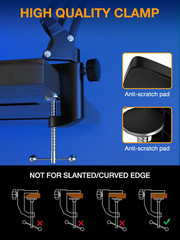 Professional Microphone Boom Arm with Adapter for Most Mic Models by SUNMON