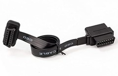 OBD II OBD2 Pass-Through J1962M/F to J1962F Ribbon Splitter Cable 1 Male to 2