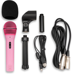 Q2U USB and XLR Handheld Dynamic Microphone with Cardioid Polar Pattern for Podc