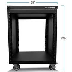 AxcessAbles 12U AV Equipment Rack 19 Inch Steel Open Frame