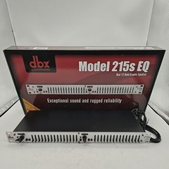 DBX 215s 15-Band Dual Channel Graphic Equalizer Switchable ±6 or ±15 dB US Stock