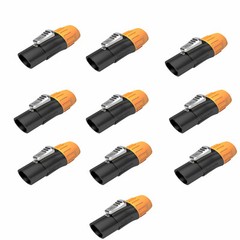 10pk True1 Male Cable Connector Ends Waterproof IP65 by PROX