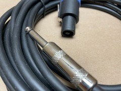 Set of (2) – 25 Foot – EXO 14g – Speakon -to- 1/4″ Speaker Cables ***NEW***