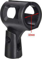 Durable Wireless Microphone Holders – 12 Pack of Indestructible Rubberized Plast