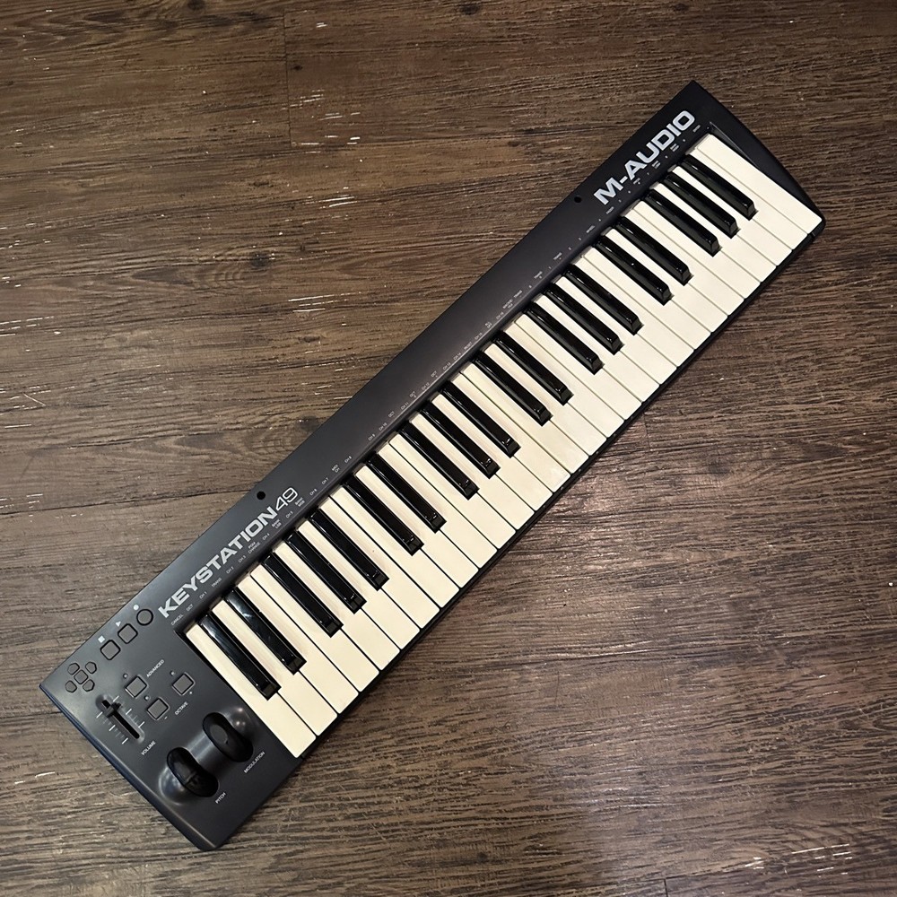 Keystation 49 M-audio MIDI Keyboard 49 Keys Velocity-Sensitive Synth-Action JP