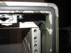 Aluminum EDAK MILEX 6U 19×19 Shallow Rack Mount Case Green Deep Lid
