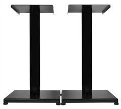 Rockville RS29B V2 29″ Steel Bookshelf Speaker Stands, 60 lbs Capacity, Black