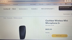 🔥Cochlear Wireless Mini Microphone 2+ for Some Nucleus, BAHA, Kanso, Osia 🔥