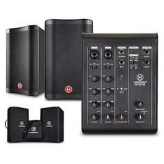 Harbinger M100BT Portable PA with Bluetooth and Custom Carry Bags 8″ Mains