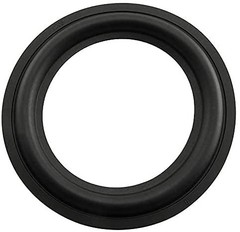 BLLNDX Rubber Ring 2PCS 5Inch Black Speaker Foam Edge Surround