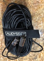 50 Ft Mini XLR Female to Mini XLR male for Microphone Pro Audio Cable, AUDYSSEY