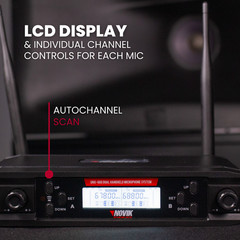NOVIK NEO UNK 660 – DUAL HANDHELD MICROPHONE WIRELESS SYSTEM