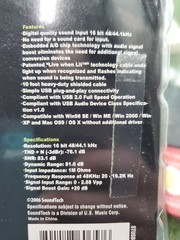 (Guitar To USB) SoundTech LightSnake STUSBG10 Luminescent Cord