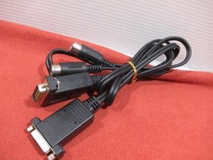 Vintage MIDI 15 Pin Joystick Game Port 5 Pin DIN Sound Blaster Hardware Adapter