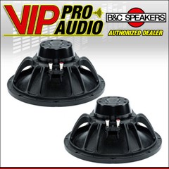 2x B&C 12NDL76 12″ Neodymium Midrange Replacement Midbass Woofer 800 Watts 8-Ohm