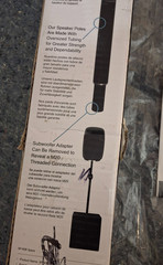 Ultimate Support SP-90B Telelock Speaker Pole #17681 SP-90 Black