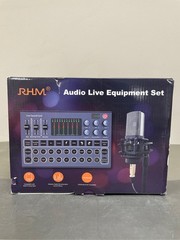 RHM M9 Podcast Equipment Bundle, All-in-One Starter Kit with Condenser Microphon