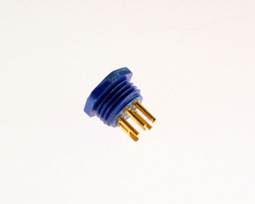 7 Pin Female Miniature Hexagonal Panel Connector Socket Receptacle 126-1057