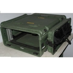 Rackmount 04U X24 ECS Legacy Composite Shockmount Shock Rack Case Thin Lid VG