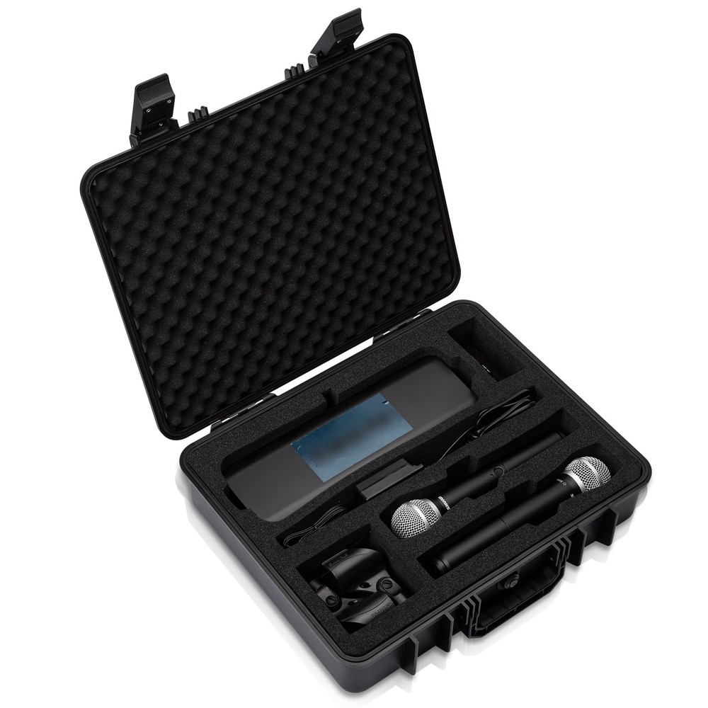 Wireless Mic Case – Hard Shell Case Compatible with Shure BLX288/SM58/PG58/BE…