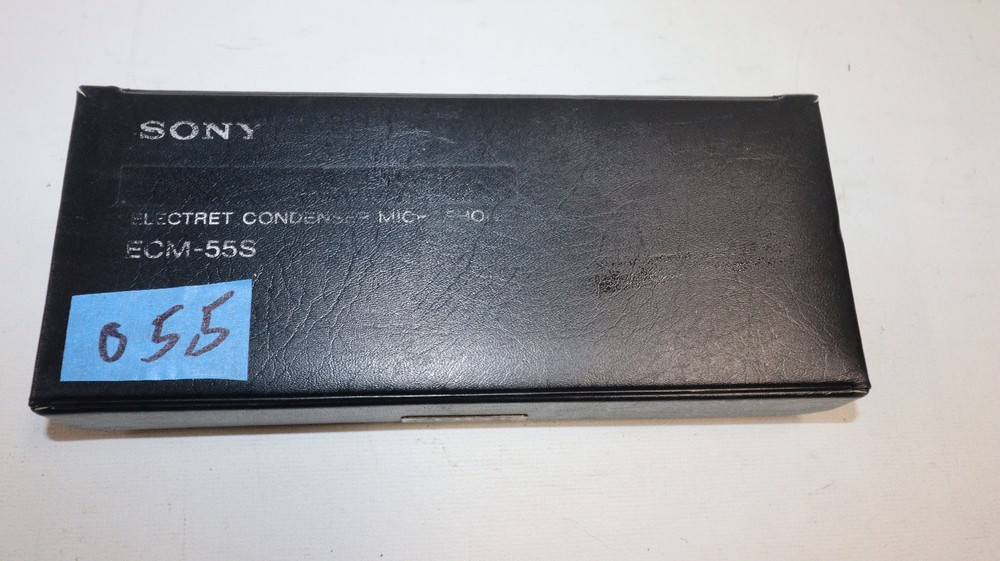 Sony ECM-55S Electret Condenser Omnidirectional Lavalier Microphone W/Box (055)
