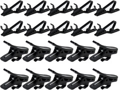Lapel Mic Clip on Shirt Microphone Metal Tie and Plastic Wire Clips for Recordin