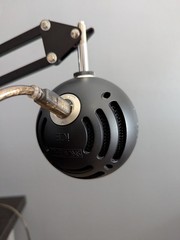 Blue Snowball ICE USB Microphone with Adjustable Arm Tested and Works